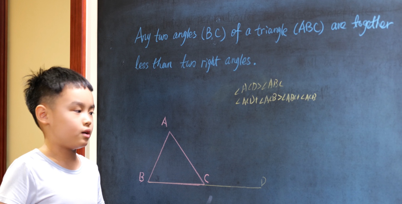 Euclid Book I PROP. XVII. -- THEOREM.