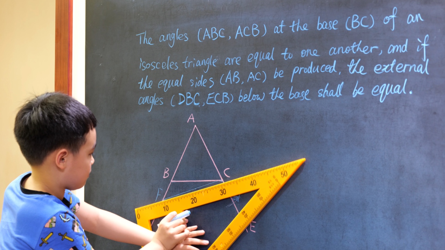 Euclid Book I PROP. V. – THEOREM.