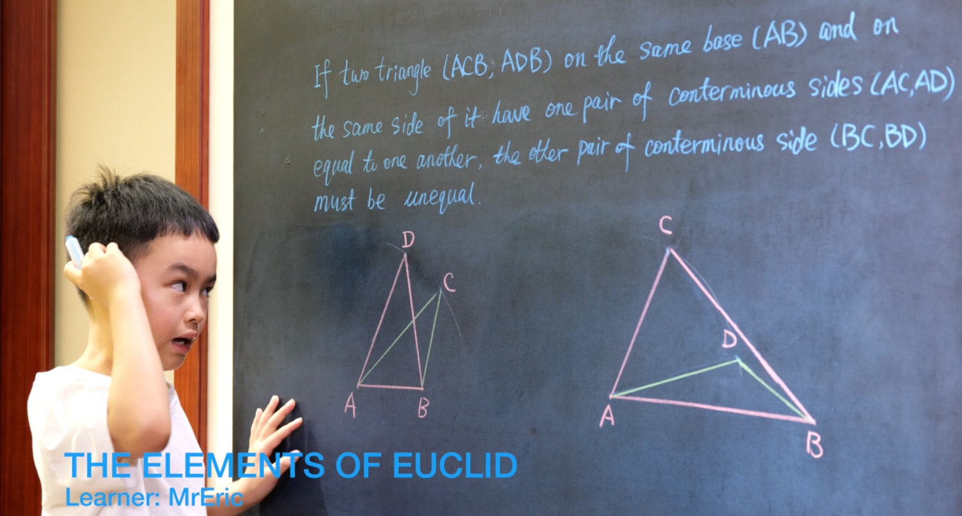 Euclid Book I PROP. VII. -- THEOREM.